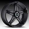 Image of VISION OFFROAD WIZARD BLACK MACHINED wheel