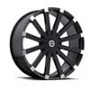 Image of STRADA GABBIA BLACK MACHINE SUV wheel