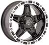Image of PANTHER OFF ROAD 576 GLOSS BLACK MACHINED LIP wheel