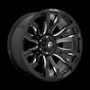 Image of FUEL FUEL D673 BLITZ GLOSS BLACK MILLED wheel