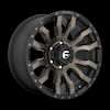 Image of FUEL FUEL D674 BLITZ MATTE BLACK DOUBLE DARK TINT wheel