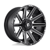 Image of FUEL FUEL D616 CONTRA MATTE BLACK MILLED wheel