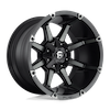 Image of FUEL FUEL D556 COUPLER MATTE BLACK DOUBLE DARK TINT wheel