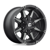 Image of FUEL FUEL D556 COUPLER MATTE BLACK DOUBLE DARK TINT wheel