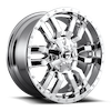 Image of FUEL FUEL D631 SLEDGE CHROME wheel