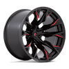 FUEL FUEL D823 FLAME GLOSS BLACK MILLED CANDY RED