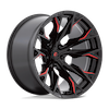 FUEL FUEL D823 FLAME GLOSS BLACK MILLED CANDY RED