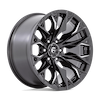 Image of FUEL FUEL D803 FLAME GLOSS BLACK MILLED wheel