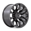 Image of FUEL FUEL D804 FLAME BLACKOUT wheel
