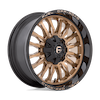 Image of FUEL FUEL D797 ARC PLATINUM BRONZE BLACK LIP wheel