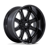 Image of FUEL FUEL DARKSTAR GLOSS BLACK MILLED wheel