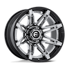 Image of FUEL FUEL FC401 BRAWL CHROME GLOSS BLACK LIP wheel