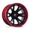 Image of FUEL FUEL FC402 CATALYST MATTE BLACK CANDY RED LIP wheel