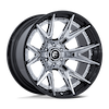 Image of FUEL FUEL FC402 CATALYST CHROME GLOSS BLACK LIP wheel