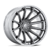 Image of FUEL FUEL FC403 BURN PLATINUM CHROME LIP wheel
