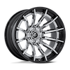 Image of FUEL FUEL FC403 BURN CHROME GLOSS BLACK LIP wheel