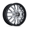 Image of FUEL FUEL D407 CATALYST DUALLY CHROME GLOSS BLACK LIP wheel