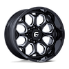 Image of FUEL FUEL FC862 SCEPTER GLOSS BLACK MILLED wheel