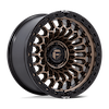 Image of FUEL FUEL FC870 SINISTER MATTE BRONZE MATTE BLACK LIP wheel