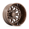 Image of FUEL FUEL D876 FLUX DUALLY PLATINUM BRONZE wheel