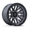 Image of FUEL FUEL FC890 RAIL GLOSS GUNMETAL GLOSS BLACK LIP wheel