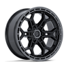 Image of FUEL FUEL FC896 HEATHEN GLOSS BLACK GLOSS GUNMETAL LIP wheel