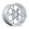 Image of FUEL FUEL FC896 HEATHEN GLOSS SILVER MACHINED FACE wheel