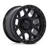 Image of FUEL FUEL FC908 PUMA MATTE BLACK GLOSS BLACK LIP wheel
