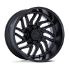Image of FUEL FUEL D864 HURRICANE BLACKOUT wheel