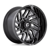Image of FUEL FUEL D807 HURRICANE GLOSS BLACK MILLED wheel