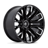 Image of FUEL FUEL D849 REBAR GLOSS BLACK MILLED wheel