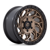 Image of FUEL FUEL D841 RUNNER OR BRONZE BLACK RING wheel