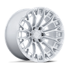 Image of FUEL FUEL FC882 TRAX GLOSS SILVER MACHINED FACE wheel