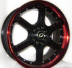 Image of G LINE G780 BLPR BLACK RED LIP wheel