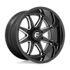 Image of FUEL FUEL D749 HAMMER GLOSS BLACK MILLED wheel
