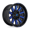 Image of FUEL FUEL D646 HARDLINE GLOSS BLACK BLUE TINT wheel