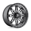 Image of FUEL FUEL D568 HOSTAGE III MATTE GUNMETAL BLACK BEAD RING wheel