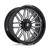 Image of FUEL FUEL D662 IGNITE GLOSS BLACK MILLED wheel