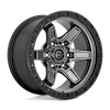 Image of FUEL FUEL D698 KICKER MATTE GUNMETAL BLACK BEAD RING wheel