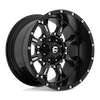 Image of FUEL FUEL D517 KRANK MATTE BLACK MILLED wheel
