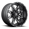 Image of FUEL FUEL D567 LETHAL MATTE BLACK MILLED wheel