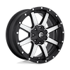 Image of FUEL FUEL D537 MAVERICK MATTE BLACK MACHINED wheel