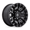 Image of FUEL FUEL D828 QUAKE GLOSS BLACK MILLED wheel
