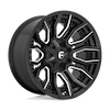 Image of FUEL FUEL D711 RAGE GLOSS BLACK MILLED wheel