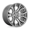 Image of FUEL FUEL D713 RAGE PLATINUM BRUSHED GUNMETAL wheel