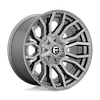 Image of FUEL FUEL D713 RAGE PLATINUM BRUSHED GUNMETAL wheel