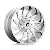 Image of FUEL FUEL D743 SABER CHROME wheel