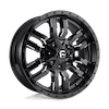 Image of FUEL FUEL D595 SLEDGE GLOSS BLACK MILLED wheel