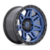 Image of FUEL FUEL D813 SYNDICATE DARK BLUE BLACK RING wheel