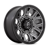 FUEL FUEL D825 TRACTION MATTE GUNMETAL BLACK RING